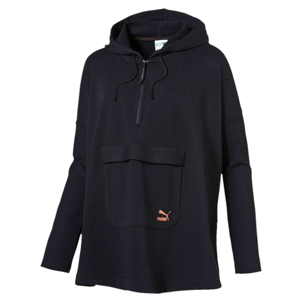 Puma Evo Black Hoodie Cape Medium